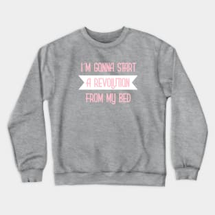 Don´t Look Back in Anger, pink Crewneck Sweatshirt